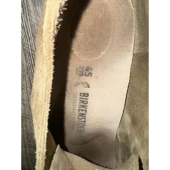 Birkenstock Men's Arran Khaki Suede Comfort Sneakers Size 45 EU/ 12 US Gorpcore