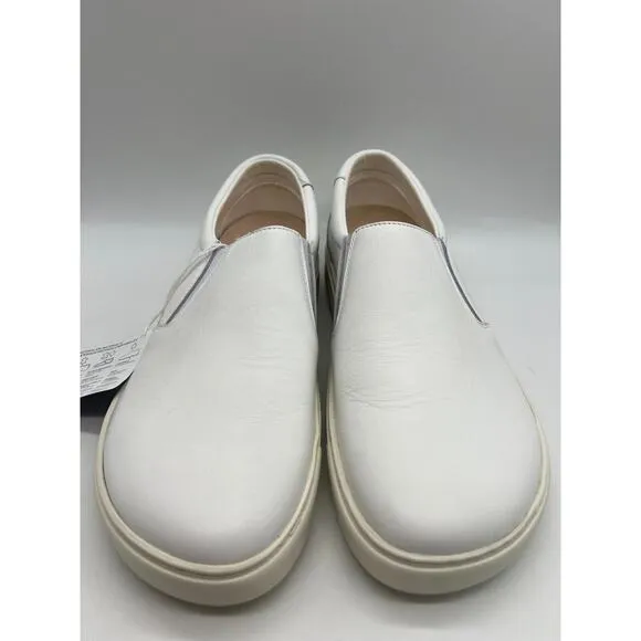 Birkenstock Men's Oswego White Leather Slip on Shoes Size 11/EU 44 New