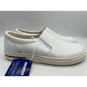 Birkenstock Men's Oswego White Leather Slip on Shoes Size 11/EU 44 New