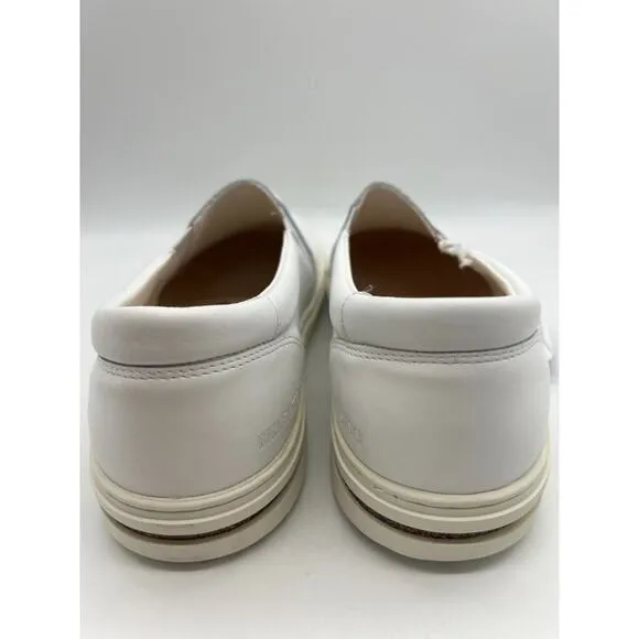 Birkenstock Men's Oswego White Leather Slip on Shoes Size 11/EU 44 New