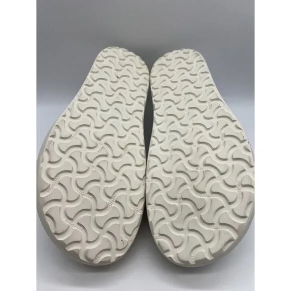 Birkenstock Men's Oswego White Leather Slip on Shoes Size 12/EU 45 New