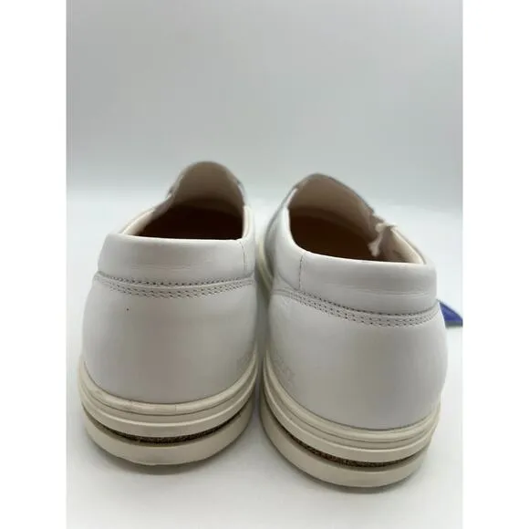 Birkenstock Men's Oswego White Leather Slip on Shoes Size 12/EU 45 New