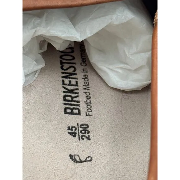 Birkenstock Men's Skye Herren Loafer Shoes Velours Sand Size US12 EU45