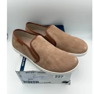 Birkenstock Men's Skye Herren Loafer Shoes Velours Sand Size US12 EU45