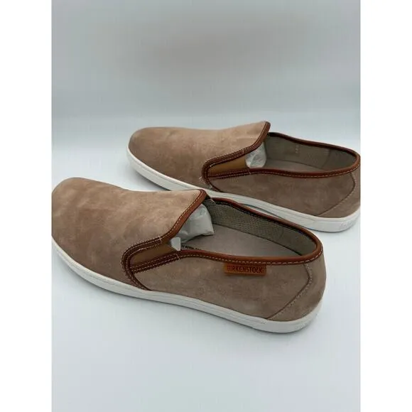 Birkenstock Men's Skye Herren Loafer Shoes Velours Sand Size US12 EU45