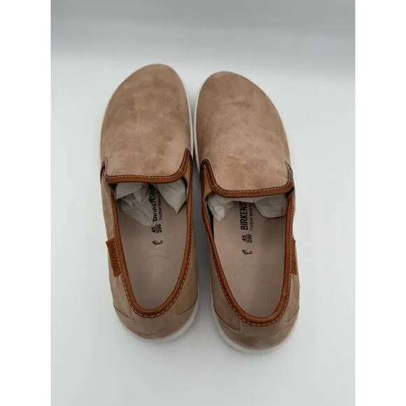 Birkenstock Men's Skye Herren Loafer Shoes Velours Sand Size US12 EU45