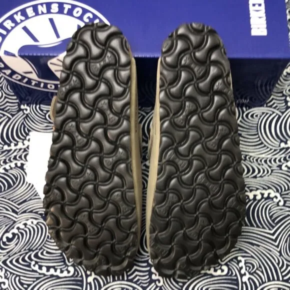 Birkenstock Taupe Suede Slip-On