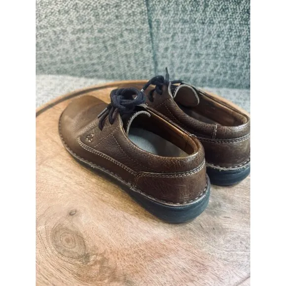 Birkenstock Women's Brown Leather Lace-Up Casual Shoes  EU 36/ US 5