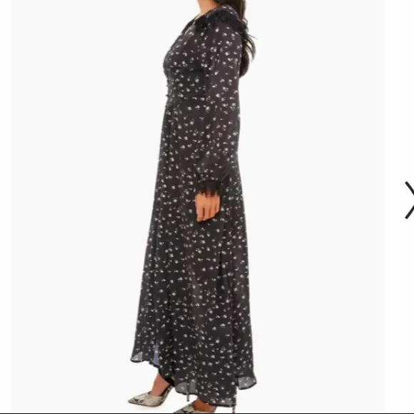 Black Familiar Floral Max DressSISTER JANE