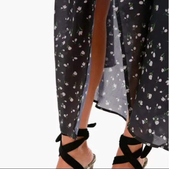 Black Familiar Floral Max DressSISTER JANE
