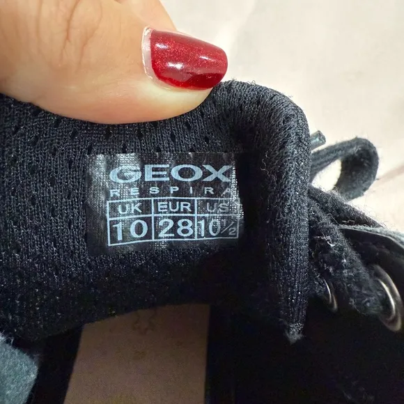 Black Kids Shoes with Bee Embroidery