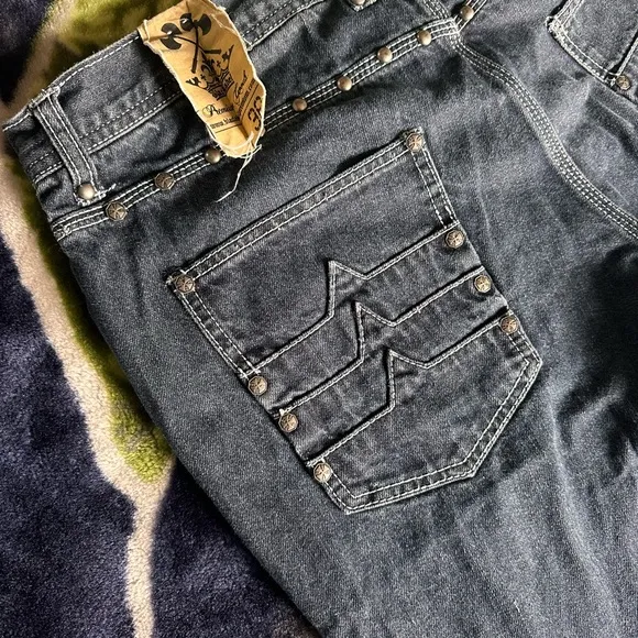 Black Label Risk &amp; Reward Bootcut Black Jeans Classic Fit