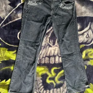 Black Label Risk &amp; Reward Bootcut Black Jeans Classic Fit