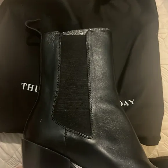 Black Leather Thursday Boots Company Soho