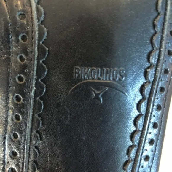 Black Pikolinos Leather Boots