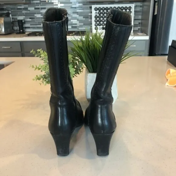 Black Pikolinos Leather Boots