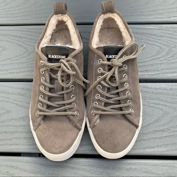 BLACKSTONE Apres Ski Shearling Line Suede Sneakers Warm Women’s Size 38 US 8