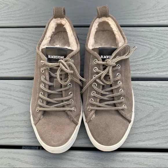 BLACKSTONE Apres Ski Shearling Line Suede Sneakers Warm Women’s Size 38 US 8