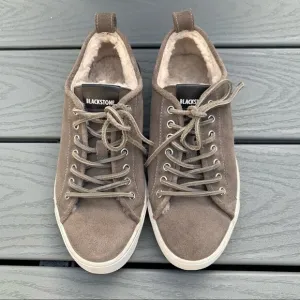 BLACKSTONE Apres Ski Shearling Line Suede Sneakers Warm Women’s Size 38 US 8