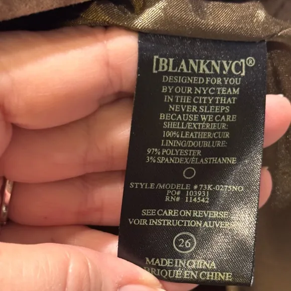 BLANKNYC Women's Suede Midnight Toker Brown Lined Mini Skirt Size 26