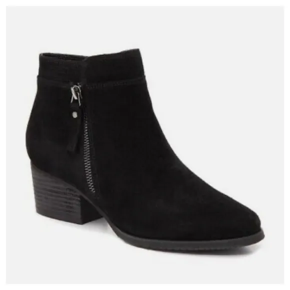 Blondo Isaac Waterproof Black Bootie Suede woman’s size 9.5 M