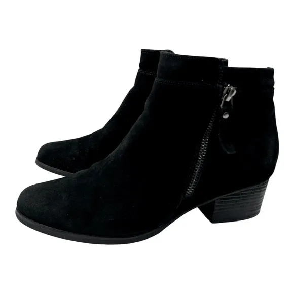 Blondo Isaac Waterproof Black Bootie Suede woman’s size 9.5 M