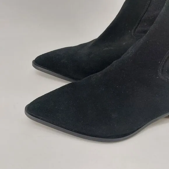 Blondo Womens Knee High Black Boots Block Heel 9M Waterproof