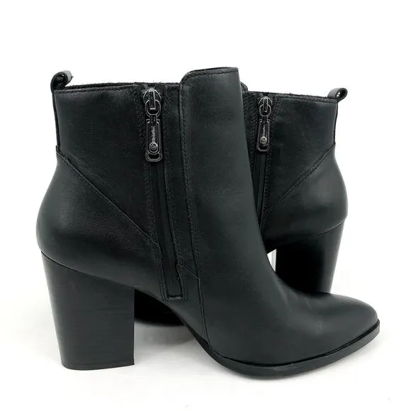 BLONDO Women's Reese Bootie Size 9M Black Leather Waterproof Ankle Boot NWB