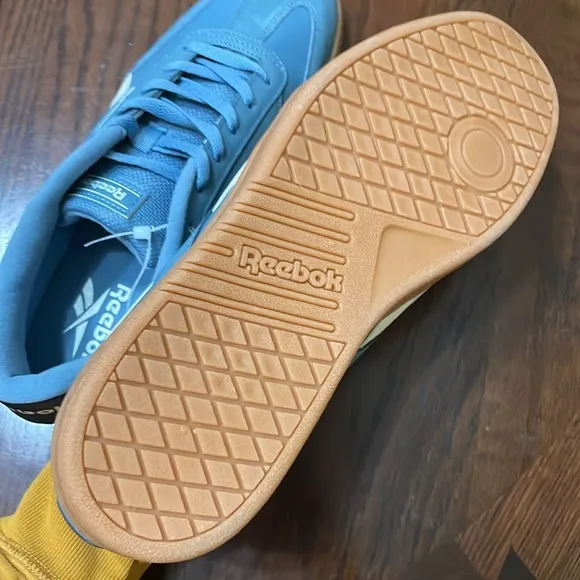 Blue suede RETRO LOOK Reebok tennies! Brand New never worn!