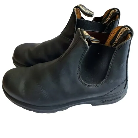 Blundstone Men's Black Leather Chelsea Boots Size 7