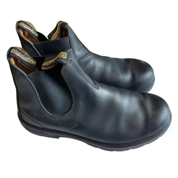 Blundstone Men's Black Leather Chelsea Boots Size 7