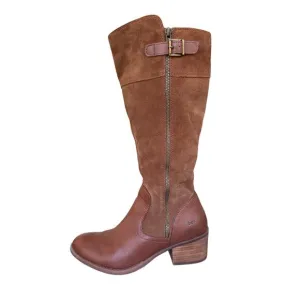 BOC Women's knee high Suede &amp; Leather boots, size 9.5 Medium