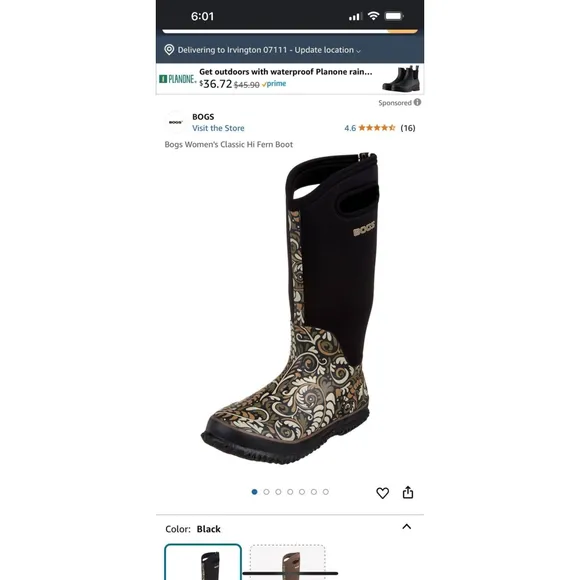 Bogs 'Classic' Ultra High Waterproof Snow Boot with Cutout Handles