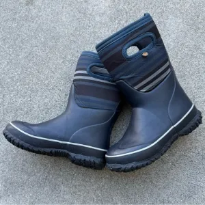 Bogs K Grasp Boots Youth Size 13 preloved -22/-30 striped winter waterproof