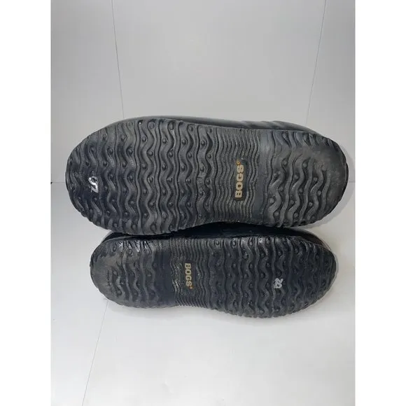 Bogs kids boots rain waterproof black size 4