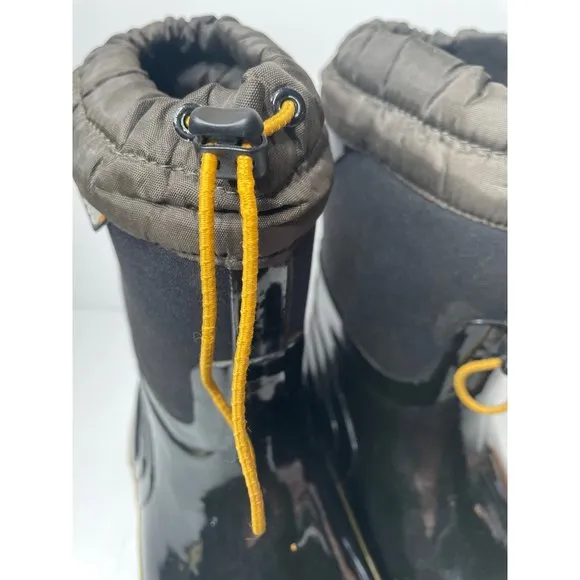 Bogs kids boots rain waterproof black size 4