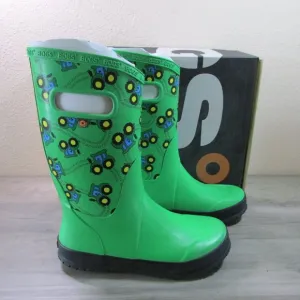Bogs Youth Big Kid's Tractor Waterproof Rain Mud Garden Boots Green