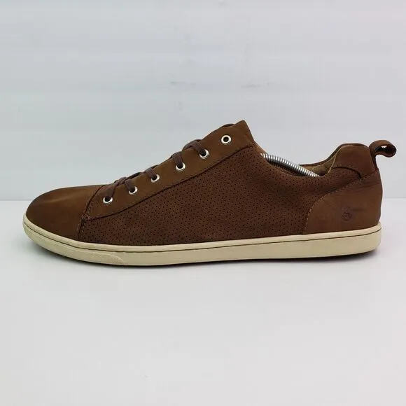 Born Alleghrny Mens Size 14 Brown Leather Lace Up Low Sneaker Shoes VCJK19