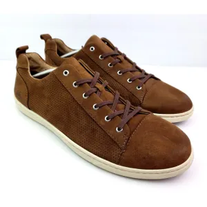Born Alleghrny Mens Size 14 Brown Leather Lace Up Low Sneaker Shoes VCJK19