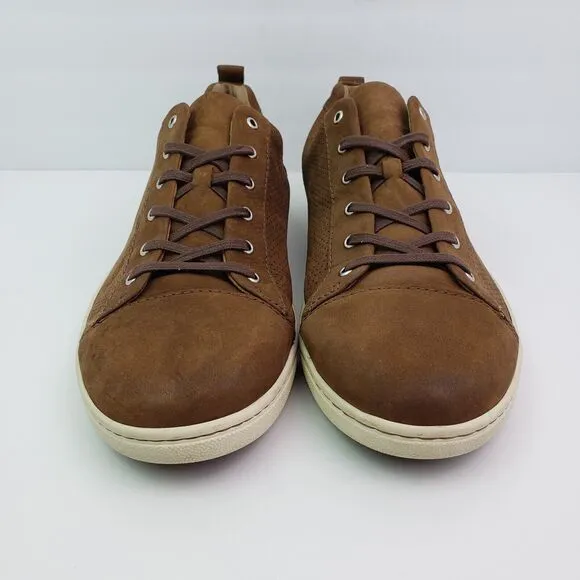 Born Alleghrny Mens Size 14 Brown Leather Lace Up Low Sneaker Shoes VCJK19