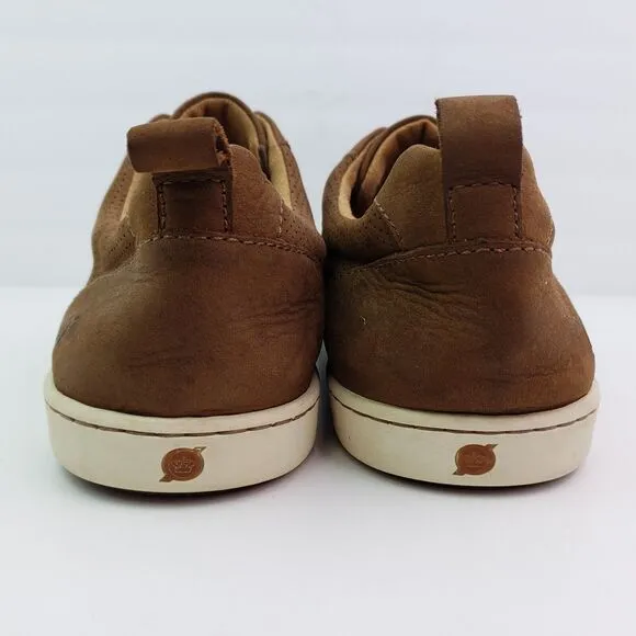 Born Alleghrny Mens Size 14 Brown Leather Lace Up Low Sneaker Shoes VCJK19
