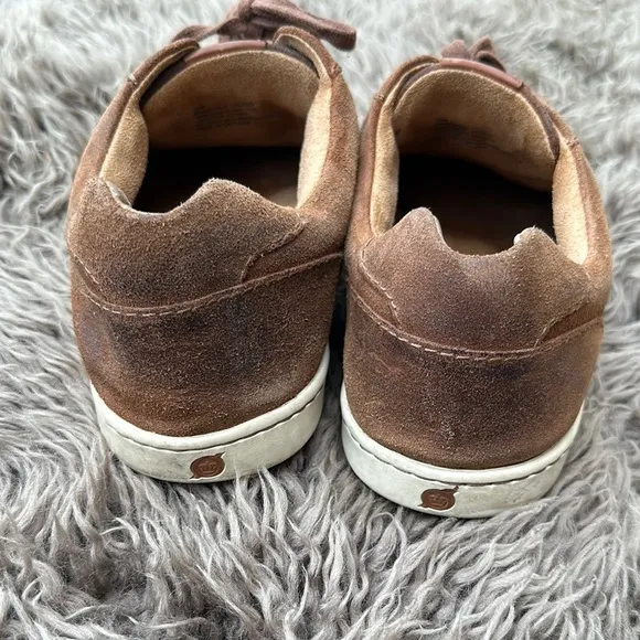Born Ashram II Size 10M Brown Leather Men's Sneakers EUC Handcrafted Shoe