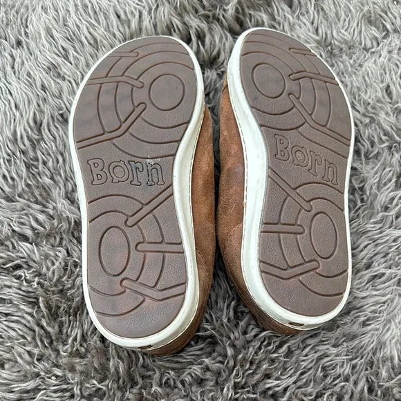 Born Ashram II Size 10M Brown Leather Men's Sneakers EUC Handcrafted Shoe