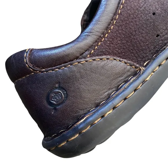 Born Crown Derby Brown Leather Lace Up Sneakers 7.5