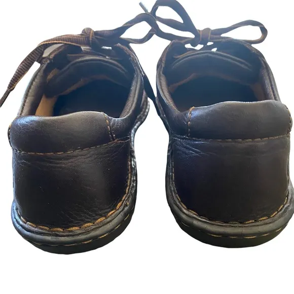 Born Crown Derby Brown Leather Lace Up Sneakers 7.5