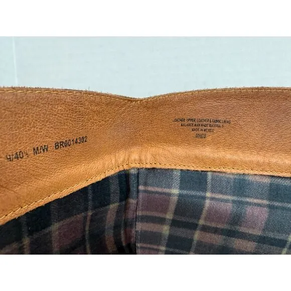Born Molema Knee High Riding Boots Distressed Brown Suede Western Women's 9