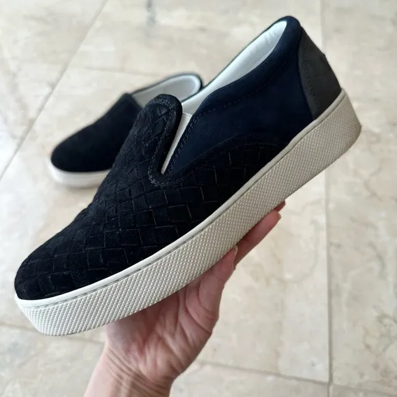 Bottega Veneta Women’s Suede Dodgers Sneakers Size 35