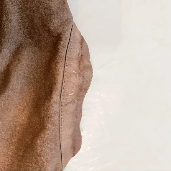 Boujee Girlies! Mayoral Tan Leather Jacket For You!