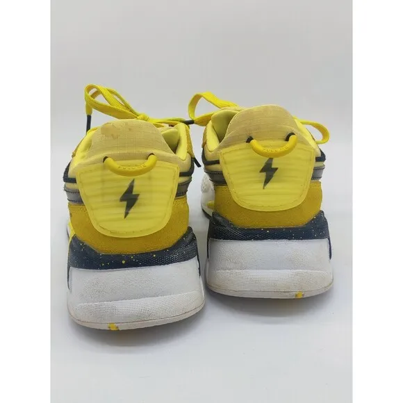 Boys 4.5 Puma Pokémon RS-X Pikachu 389561-01 Yellow Sneakers Shoes 2022 Nintendo