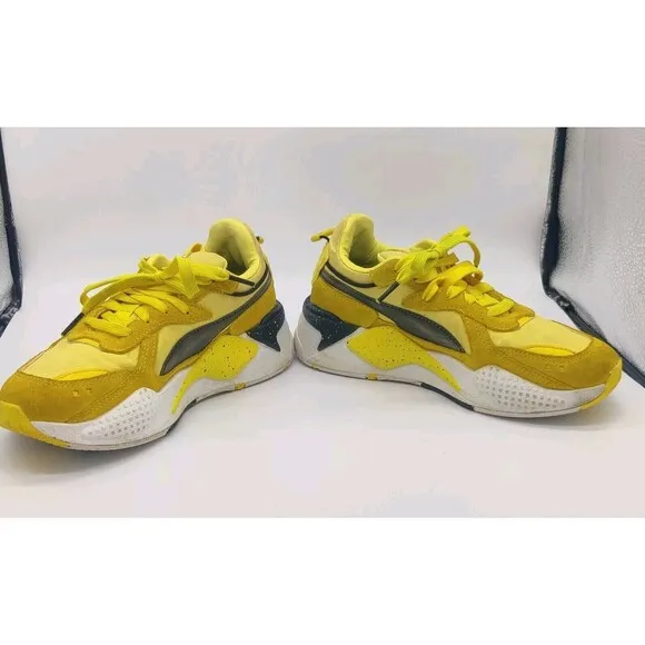 Boys 4.5 Puma Pokémon RS-X Pikachu 389561-01 Yellow Sneakers Shoes 2022 Nintendo